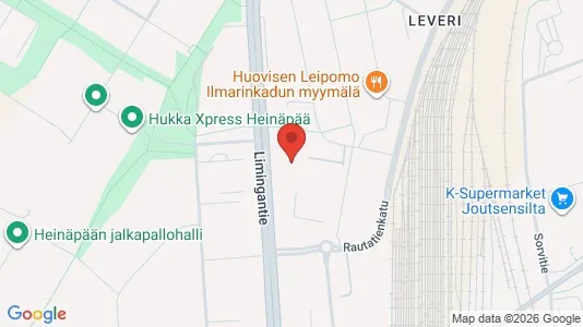 Apartments for rent i Oulu - kort over placeringen