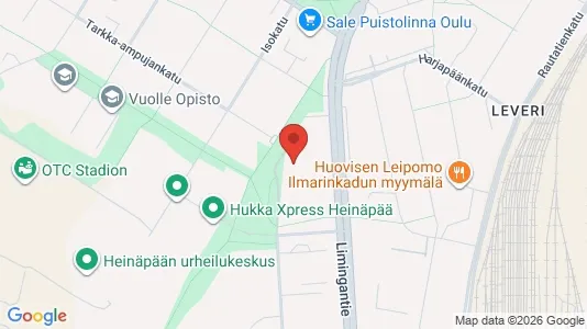Apartments for rent i Oulu - kort over placeringen