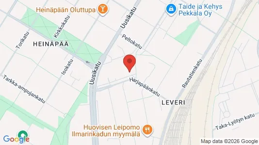 Apartments for rent i Oulu - kort over placeringen