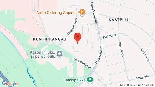 Apartments for rent i Oulu - kort over placeringen