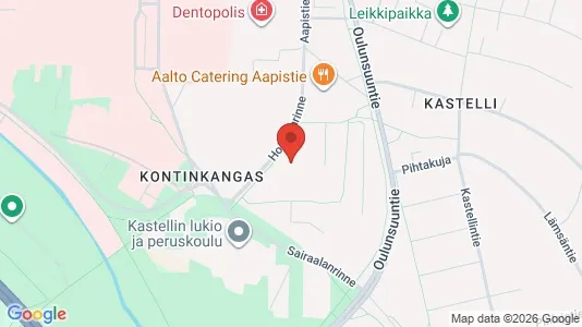 Apartments for rent i Oulu - kort over placeringen