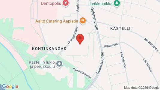 Apartments for rent i Oulu - kort over placeringen