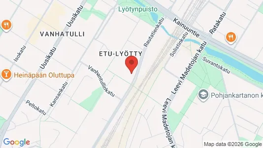 Apartments for rent i Oulu - kort over placeringen
