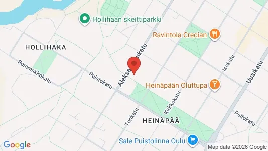 Apartments for rent i Oulu - kort over placeringen