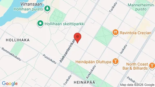 Apartments for rent i Oulu - kort over placeringen