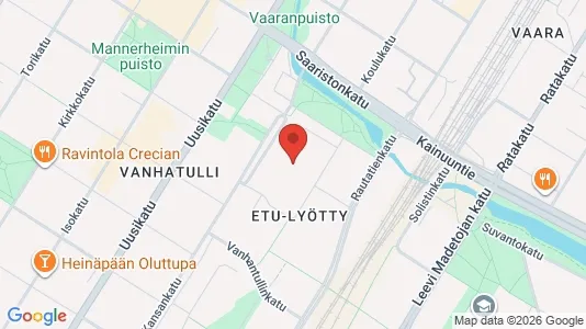 Apartments for rent i Oulu - kort over placeringen