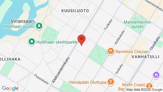 Apartments for rent i Oulu - kort over placeringen