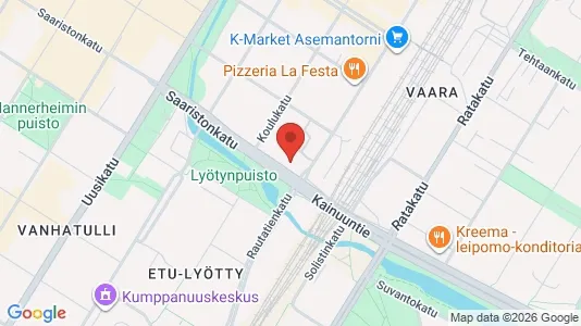 Apartments for rent i Oulu - kort over placeringen
