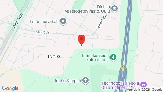 Apartments for rent i Oulu - kort over placeringen