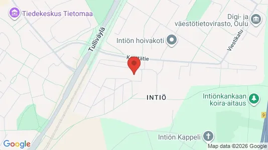 Apartments for rent i Oulu - kort over placeringen