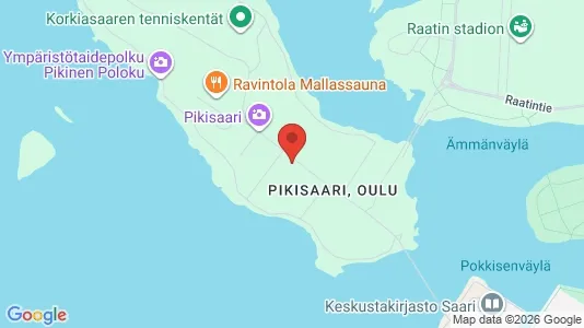 Apartments for rent i Oulu - kort over placeringen