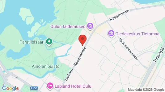 Apartments for rent i Oulu - kort over placeringen