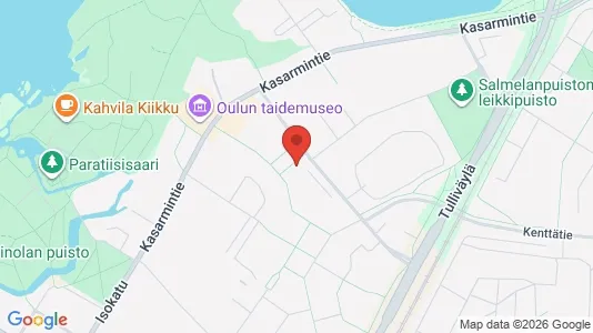 Apartments for rent i Oulu - kort over placeringen