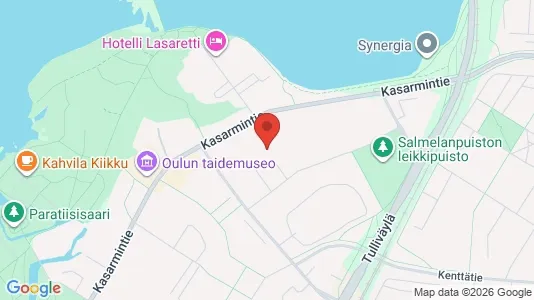 Apartments for rent i Oulu - kort over placeringen