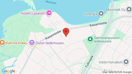 Apartments for rent i Oulu - kort over placeringen