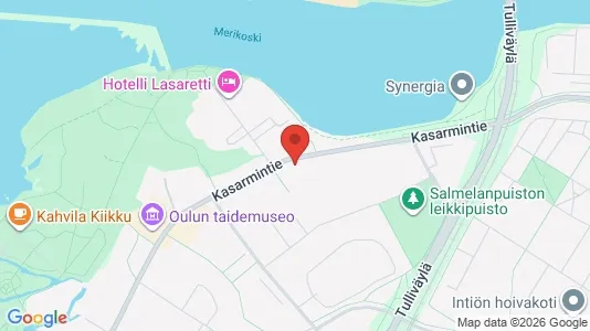 Apartments for rent i Oulu - kort over placeringen