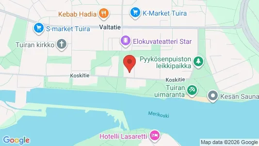 Apartments for rent i Oulu - kort over placeringen