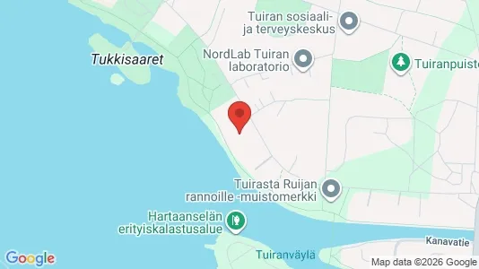 Apartments for rent i Oulu - kort over placeringen