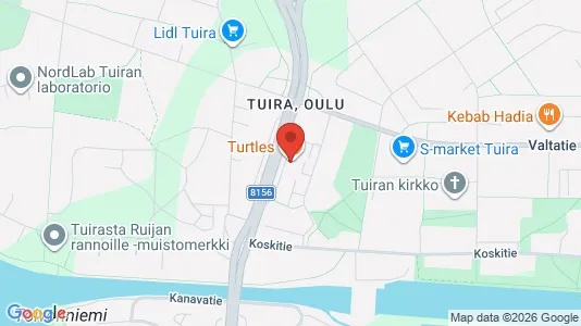 Apartments for rent i Oulu - kort over placeringen