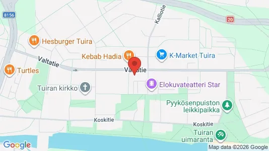 Apartments for rent i Oulu - kort over placeringen