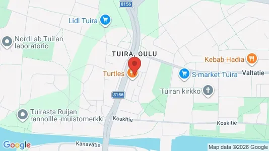 Apartments for rent i Oulu - kort over placeringen