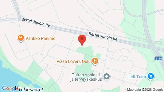 Apartments for rent i Oulu - kort over placeringen