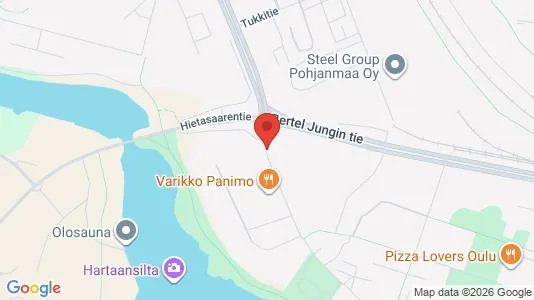 Apartments for rent i Oulu - kort over placeringen