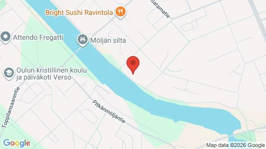 Apartments for rent i Oulu - kort over placeringen