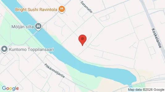 Apartments for rent i Oulu - kort over placeringen