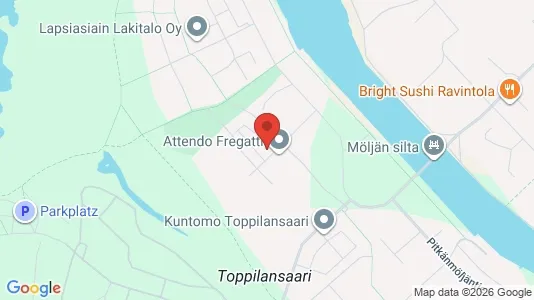Apartments for rent i Oulu - kort over placeringen