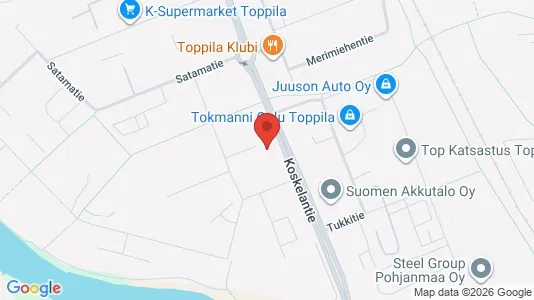 Apartments for rent i Oulu - kort over placeringen
