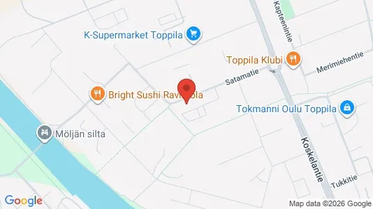 Apartments for rent i Oulu - kort over placeringen