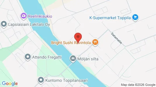 Apartments for rent i Oulu - kort over placeringen
