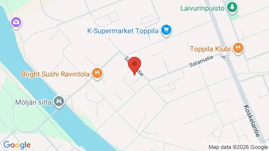 Apartments for rent i Oulu - kort over placeringen