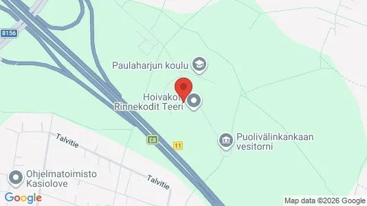 Apartments for rent i Oulu - kort over placeringen