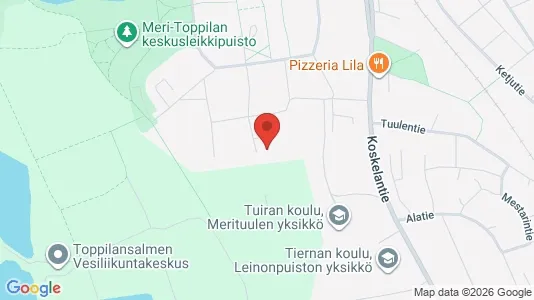 Apartments for rent i Oulu - kort over placeringen