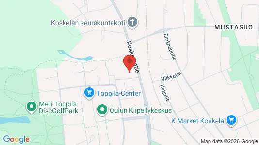 Apartments for rent i Oulu - kort over placeringen