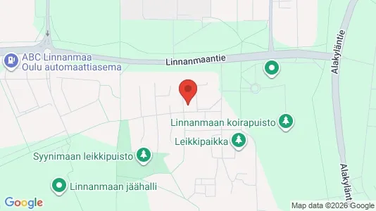 Apartments for rent i Oulu - kort over placeringen