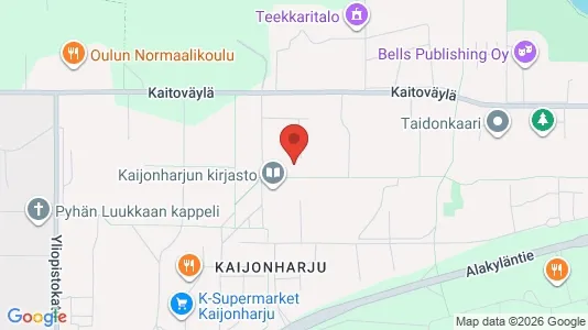 Apartments for rent i Oulu - kort over placeringen