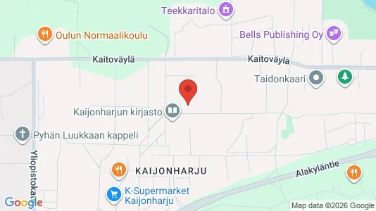 Apartments for rent i Oulu - kort over placeringen