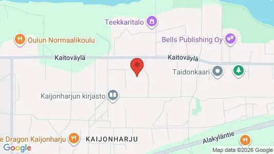 Apartments for rent i Oulu - kort over placeringen