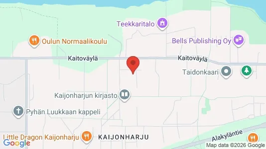 Apartments for rent i Oulu - kort over placeringen