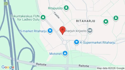 Apartments for rent i Oulu - kort over placeringen