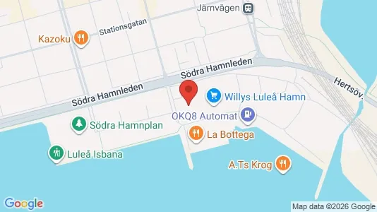 Apartments for rent i Luleå - kort over placeringen