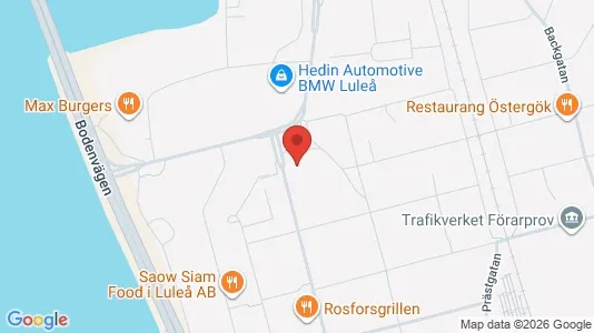 Apartments for rent i Luleå - kort over placeringen