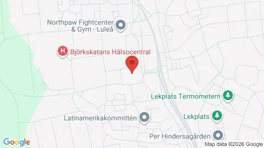 Apartments for rent i Luleå - kort over placeringen