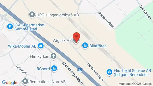 Apartments for rent i Luleå - kort over placeringen