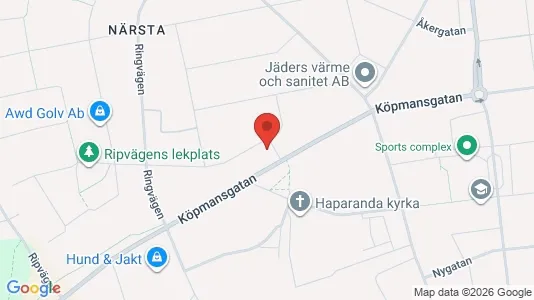 Apartments for rent i Haparanda - kort over placeringen