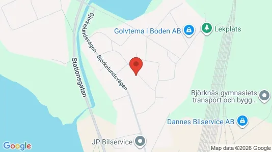 Apartments for rent i Boden - kort over placeringen