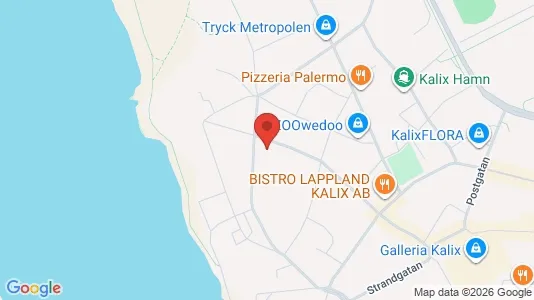 Apartments for rent i Kalix - kort over placeringen